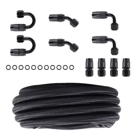 Nua8yj Maxpeedingrods Boost Control Valve Kit Manual Adjuster With 3-way And T-fitting