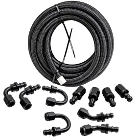 R4j3pw Maxpeedingrods 20ft 6an Fuel Hose Line Kit Nylon Steel Braided Swivel End Fitting 500psi R4j3pw Maxpeedingrods 20ft 6an Fuel Hose Line Kit Nylon Steel Braided Swivel End Fitting 500psi