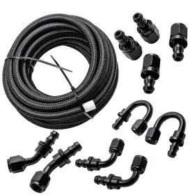 W05vpq Maxpeedingrods 20feet 6an Stainless Steel Braided Oil Line An6 Fitting Hose End 2000 Psi W05vpq Maxpeedingrods 20feet 6an Stainless Steel Braided Oil Line An6 Fitting Hose End 2000 Psi