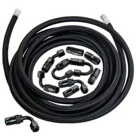 Zqc3ap Maxpeedingrods An6 Fitting Kit Stainless Steel Braided Oil Fuel Hose Line With End Adapter 16ft Zqc3ap Maxpeedingrods An6 Fitting Kit Stainless Steel Braided Oil Fuel Hose Line With End Adapter 16ft