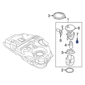 Pear13280 Mazda Oe Fuel Injection Pressure Regulator Pear13280 Mazda Oe Fuel Injection Pressure Regulator