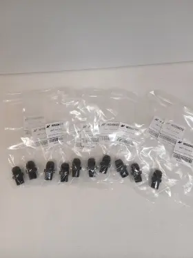 Mishimoto Mmft-ada-0838 10pcs Black 8an To 3/8 Npt Adapter Straight Pipe Thread 8 An Flare Fitting