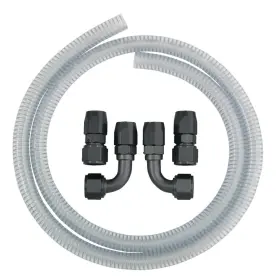 22649 Moroso Vacuum Pump Line Kit With 6 Ft Steel Reinforced Hose And An Fittings