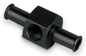 65360 Moroso Aluminum Straight Fuel Pressure Gauge Adapter