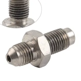 Motohij 665897516142 1pcs 3 An Male To 3/8-24 Inverted Flare Brake Fitting