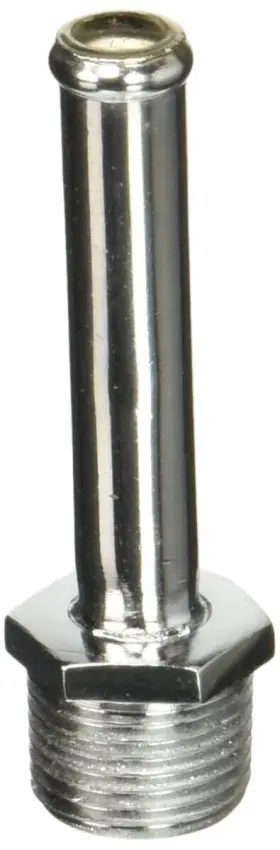 2969g Mr. Gasket Chrome Plated Fuel Line Fitting