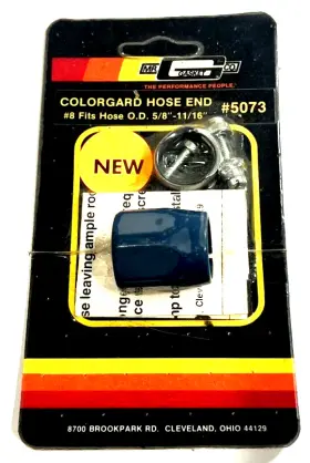 5073 Mr Gasket Colorgard Hose End Fitting Nos Lot Of 75 Fittings 5073 Mr Gasket Colorgard Hose End Fitting Nos Lot Of 75 Fittings
