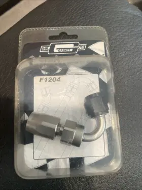 F1204 Mr Gasket Mr. Shadow Series 120 Degree -4an Swivel Hose-end Fitting