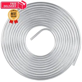 Muhize 756594499811 5/16 Inch Fuel Line - 25ft Heavy-duty Aluminum Tubing Flexible