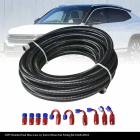 Om155367oc Munirater Popular Braided Fuel Hose Line 20feet 10-an 10pcs Swivel Fitting End