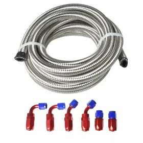 Tsp217560s Munirater Fuel Line 10ft Braided Hose And 8an 6an 4an Swivel End Fitting Kit