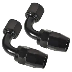 Ce1896120iec Muparkt Hose End Fitting Elbow 6an/8an/10an Swivel Oil/fuel/air/gas Line 90 Degree