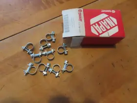 705-1225 Napa High Pressure Fuel Line Power Steering Hose Clamps Box Of 10 705-1225 Napa High Pressure Fuel Line Power Steering Hose Clamps Box Of 10
