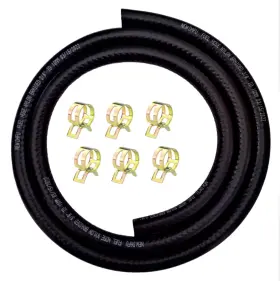 New Dafu 762988816874 3/8 Inch 10 Mm Id Nbr Nylon Braided Fuel 5 Ft. Black New Dafu 762988816874 3/8 Inch 10 Mm Id Nbr Nylon Braided Fuel 5 Ft. Black