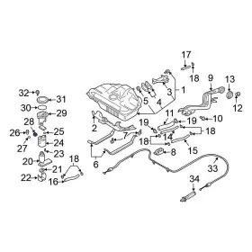 175712y50a Nissan Oe Fuel Injection Pressure Regulator Clip