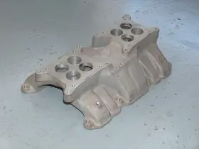 3412 Offenhauser Performance Manifolds Buick Nailhead 2x4 Aluminum Intake Manifold Dual Quad Carb