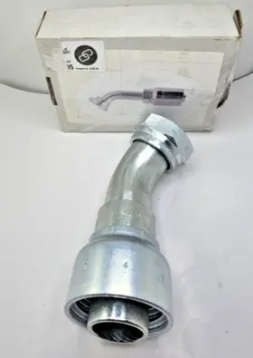 Ek2s1 Parker Eb3n Hydraulic Hose Fitting Swivel 45 Elbow