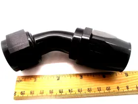 4516bk Performance Plumbing Components 16 An 45 Degree Reusable Swivel Hose End Black Anodized Aluminum