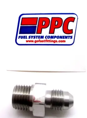816-04-04pss Performance Plumbing Components 04 An Male Flare To 1/4 Inch Npt Straight Adapter Show Polished Stainless Steel 816-04-04pss Performance Plumbing Components 04 An Male Flare To 1/4 Inch Npt Straight Adapter Show Polished Stainless Steel