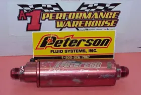 09-0481 Peterson Fuel Filter 45 Micron -12 An Fittings With 2 -06