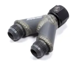 10-1712 Peterson Fluid - Fitting Y Block 12 An Female Inlet Dual