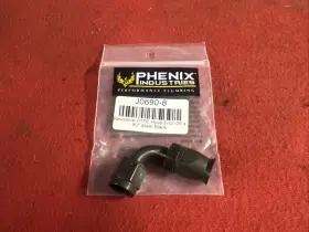 J0690-8 Phenix Industries Reusable Steel Ptfe Hose End -6an X 90 Degrees New J0690-8 Phenix Industries Reusable Steel Ptfe Hose End -6an X 90 Degrees New