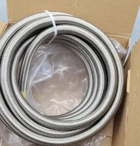 B0bq6jl3r8 Piodelo Universal 20ft 6an 3/8 Fuel Line Hose Nylon Braided Stainless Steel Cpe Oi