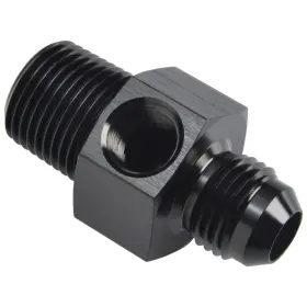 Af158-06-3 Podavelle Af158-06-3/8bk 6an Male Flare To 3/8 Npt Fuel Pressure Gauge Take Off Fitting Adapter With 1