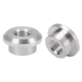 Podavelle Pv047-m1215-2al M12x1.5 Female Metric Weld On Bung Fitting Aluminum Silver