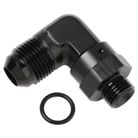Pv119-08-06bk Podavelle 8an Male Flare To 6an -6 Orb O-ring Boss 90 Black
