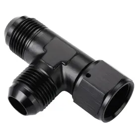 Pv161-12tbk Podavelle 12an Male Flare Tee T Fitting Adapter With An12 Female Swivel On Run Aluminum