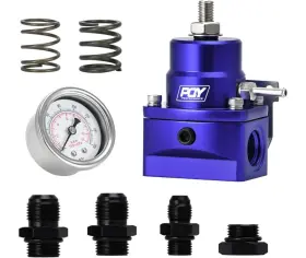 Fpr88-qy Pqy Adjustable Fuel Pressure Regulator Kit 3-70psi With An8 Feed Port And An6 Return