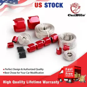P-hsk1001 Precision Auto Labs Braided Stainless Steel Hose Sleeving Set Vacuum Line Fuel Radiator Heater