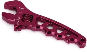 An3-an12 Ptnhz Slw0601 An Adjustable Wrench Lightweight Aluminum Hose Fitting Red