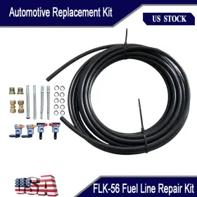 Flk-56 Qgl Fuel Line Repair Kit 5/16 In 8mm Black Nylon Replacement Flk-56 Qgl Fuel Line Repair Kit 5/16 In 8mm Black Nylon Replacement