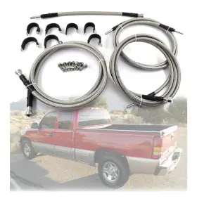 15043857 Qhhr Stainless Steel Braided Fuel Lines Kit 819-840 Quick Fix Fit For 1999 2000 20 15043857 Qhhr Stainless Steel Braided Fuel Lines Kit 819-840 Quick Fix Fit For 1999 2000 20