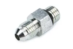 61-729 Quickcar Racing Products Steel O-ring Fitting Male -4an Straight Adapter