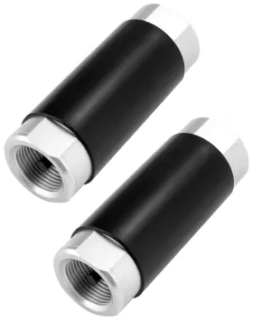 Ca10407 Qwork Fuel Hose Breakaway 1 Inch Female Thread Single Use 2 Pack Pcs