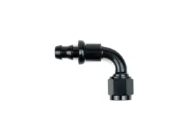 Pl-090-12 Raceflux 90-degree Push-lock Hose End Fitting 3/4 Inch Barb To -12an Female Pl-090-12 Raceflux 90-degree Push-lock Hose End Fitting 3/4 Inch Barb To -12an Female