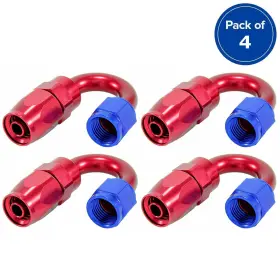 R819490 Racingcarpartshome 4pcs 6an 180 Degreee Swivel Hose End Fitting Adaptor For Cpe Fuel Line Red&blue R819490 Racingcarpartshome 4pcs 6an 180 Degreee Swivel Hose End Fitting Adaptor For Cpe Fuel Line Red&blue