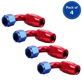 R819492 Racingcarpartshome 4pcs 8an 90 Hose End Fitting Swivel Universal Cpe Fuel Adaptor Red&blue R819492 Racingcarpartshome 4pcs 8an 90 Hose End Fitting Swivel Universal Cpe Fuel Adaptor Red&blue