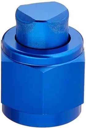 929-08-1 Red Horse Performance - -08 Two Piece An/jic Flare Cap Nut Blue