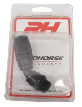 1345-08-08-2 Redhorse Fitting Orb Hose End Black 08an To -08 Male 45 1345-08-08-2 Redhorse Fitting Orb Hose End Black 08an To -08 Male 45