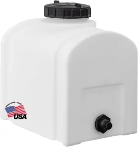 82123879 Romotech Polyethylene Domed Reservoir Water Tank 8 Gallon Saddle 82123879 Romotech Polyethylene Domed Reservoir Water Tank 8 Gallon Saddle