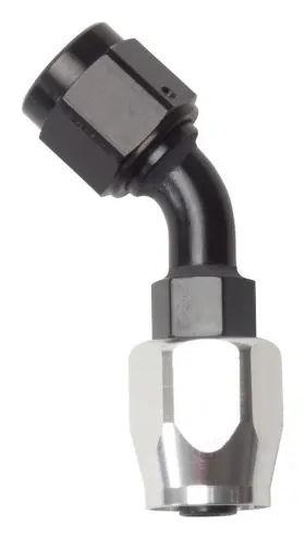 610085 Russell #4 45 Deg Hose End Black 610085 Russell #4 45 Deg Hose End Black