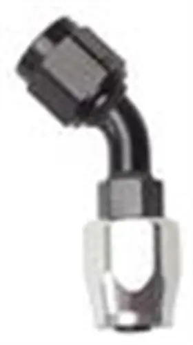 610113 Russell Standard Radius Full Flow 45 Deg. Swivel Hose End
