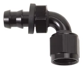 624153 Russell Twist-lok Hose End #4 90 Deg Black
