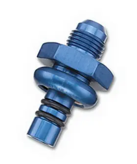 640870 Russell Fittings Fuel Rail Fitting Aluminum Blue Anodized Straight 12mm -6 An Eac 640870 Russell Fittings Fuel Rail Fitting Aluminum Blue Anodized Straight 12mm -6 An Eac