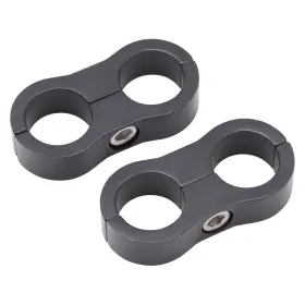 654333 Russell Hose Separator 2 -12an 3/4 Ports Black Anodized Finish 1/pkg
