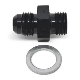 670523 Russell 6an Flare To 14mm X 1.5 Metric Adapter Fitting Black Finish Universal